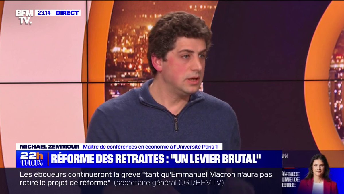 Michaël Zemmour: "Le marché du travail n'a pas encore digéré la réforme" passant la retraite de 60 à 62 ans