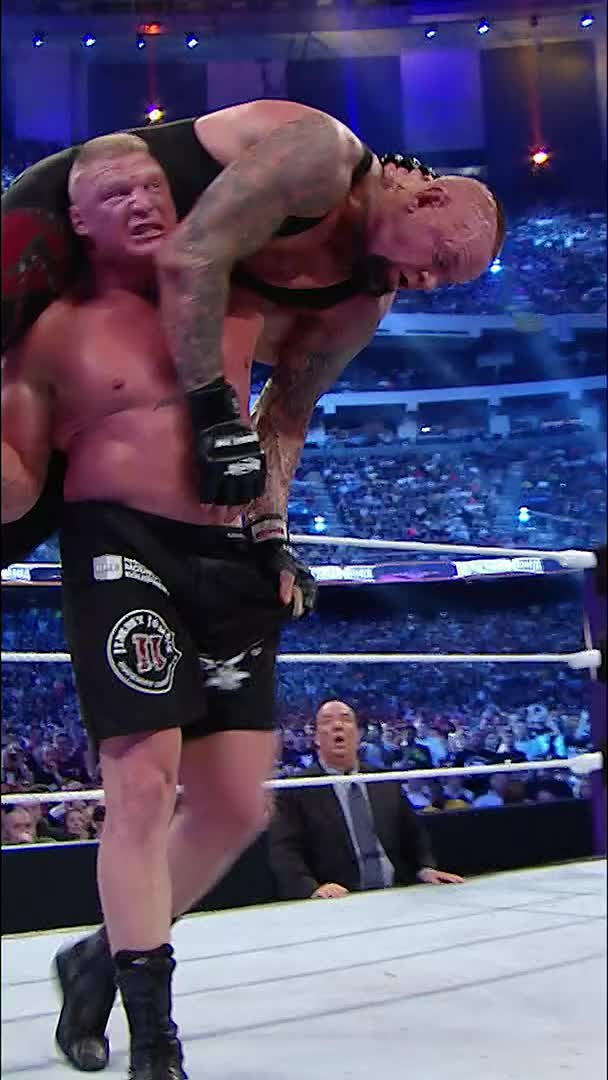 What was your reaction when this shocking #WrestleMania moment took place? 😲