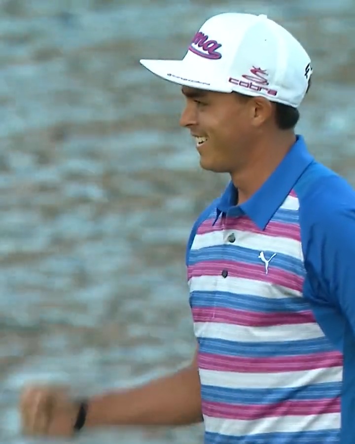 A finish that went beyond the expected and into the history books ... Rickie Fowler was on fire at the 2015 @THEPLAYERSChamp. 🔥 Finished eagle-birdie-birdie 🔥 Birdied 17 THREE times on Sunday 🔥 Won four-hole playoff (Presented by Grant Thornton)
