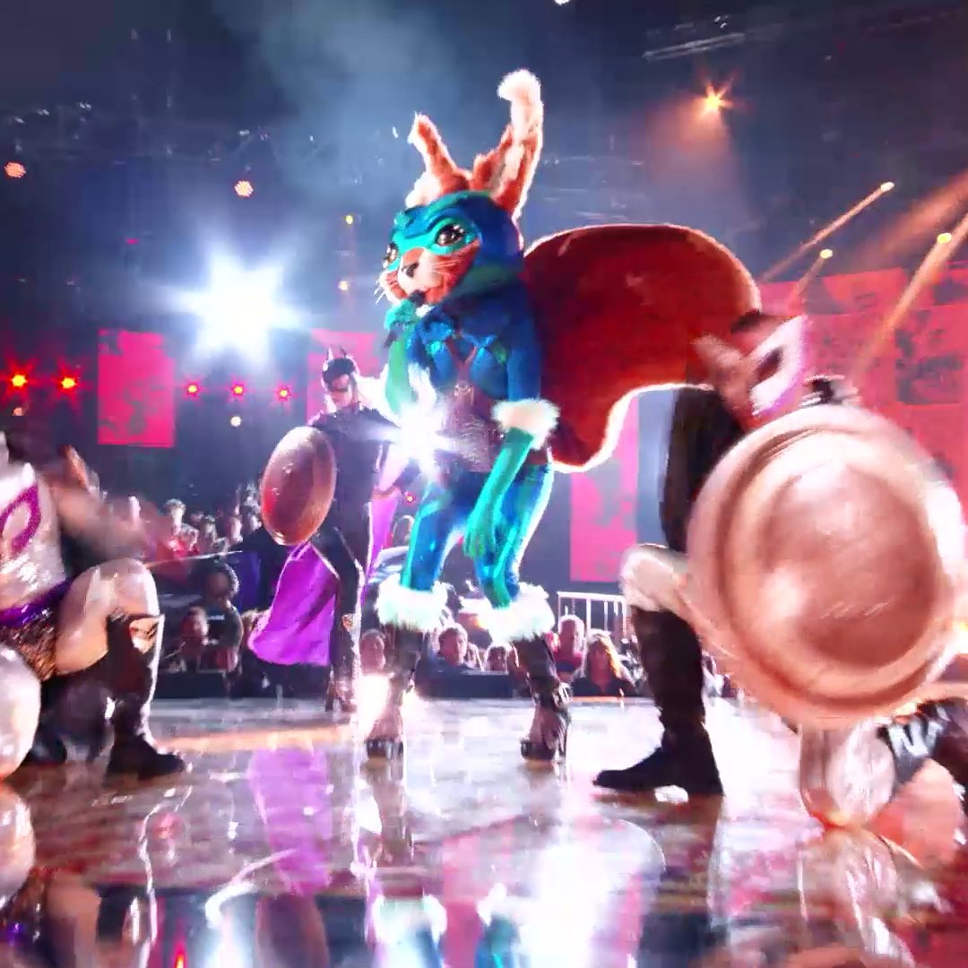 Nut us going nuts over #SquirrelMask watching that performance! 🐿 #TheMaskedSinger