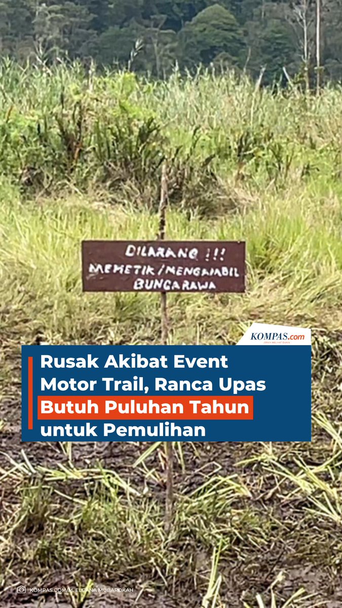 Rusak Akibat Event Motor Trail, Ranca Upas Butuh Puluhan Tahun untuk Pemulihan