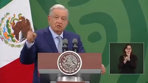 "Nosotros no vamos a permitir que intervenga ningún gobierno extranjero y mucho menos que intervengan fuerzas armadas de un gobierno extranjero [...]. México es un país libre, independiente, soberano. Nosotros no recibimos órdenes de nadie. Aquí manda el pueblo de México."