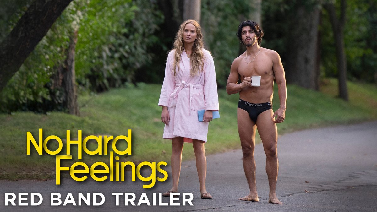 The first trailer for ‘NO HARD FEELINGS’ starring Jennifer Lawrence has been released.