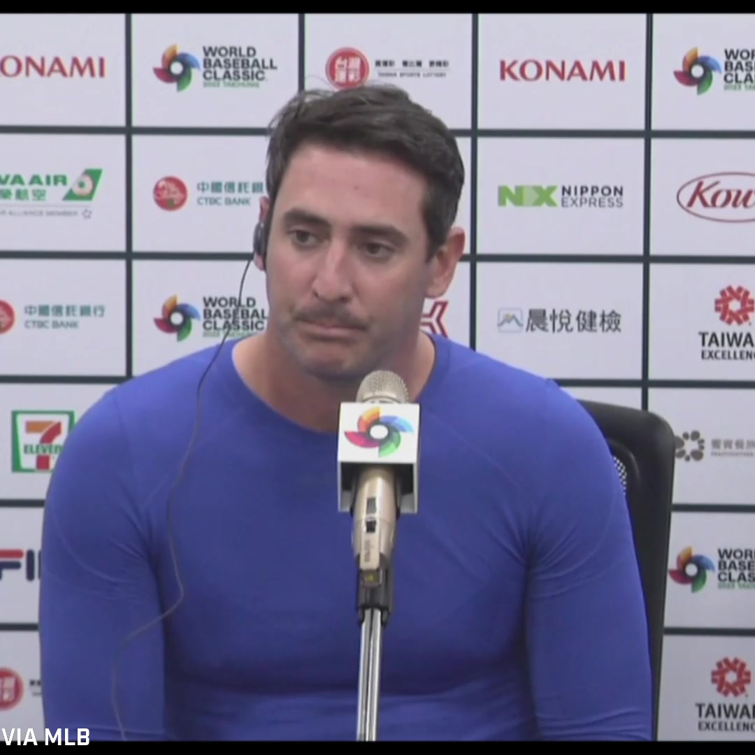 "Playing with the Mets, what we did...it was a pretty special time. It was electric playing at home." Matt Harvey is asked to compare pitching in the 2023 World Baseball Classic to pitching in the 2015 World Series: