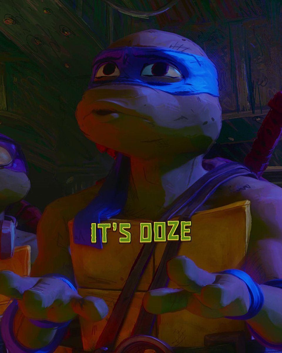 repeat after me. o-o-z-e. ooze. #TMNTMovie #MutantMayhem