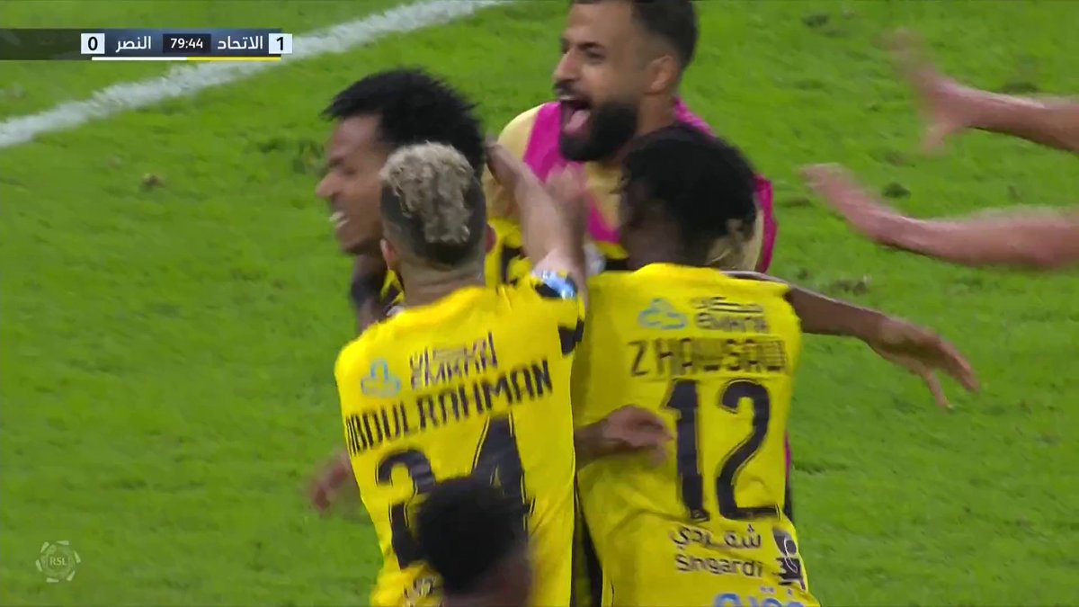هدف تحويل الصدارة من النصر إلى الاتحاد⚽🇧🇷 📺روما⤵️ #الاتحاد_النصر | #SSC