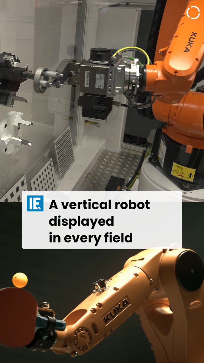 This fully equipped robot shows its function in almost every field. #engineering