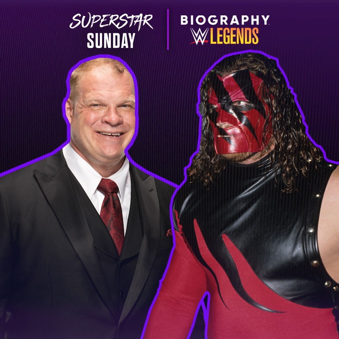 #TBT What is YOUR favorite Kane memory? Tune-in to hear his story like never before during an all-new Biography: WWE Legends SUNDAY at 8/7c on A&E. #WWEonAE