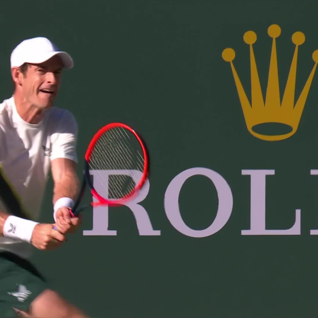 ™️ Lob Winner Who else but Andy Murray? #TennisParadise