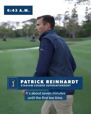 Seven minutes between sunrise and first tee time. A look inside the crucial window the agronomy team has to put final touches on TPC Sawgrass prep.