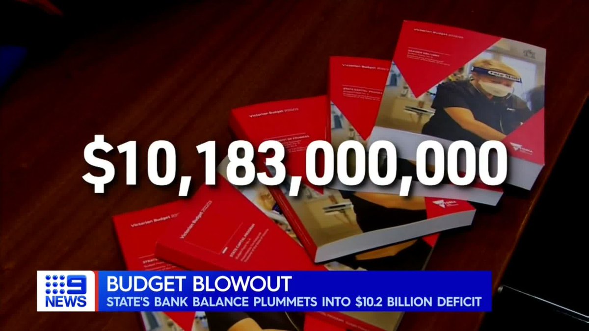 Victoria's budget bottom line is on track for a multi-billion dollar blowout. Mark Santomartino #9News