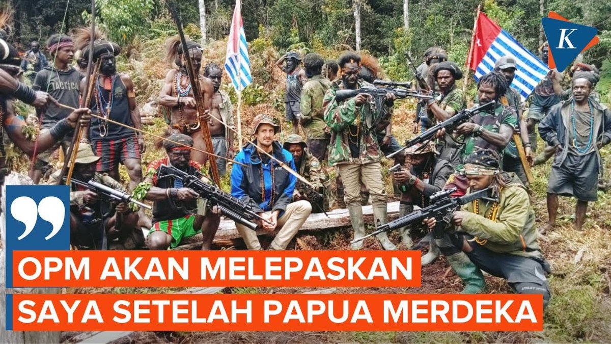 Pilot Susi Air Bacakan Permintaan OPM, dari Papua Merdeka hingga Mediasi dengan Indonesia Organisasi Papua Merdeka menyebarkan video pilot Susi Air, Capt Philip yang disandera mereka. Philip diminta membacakan secarik kertas yang telah ditulis oleh OPM. < #PilotSusiAir #Papua