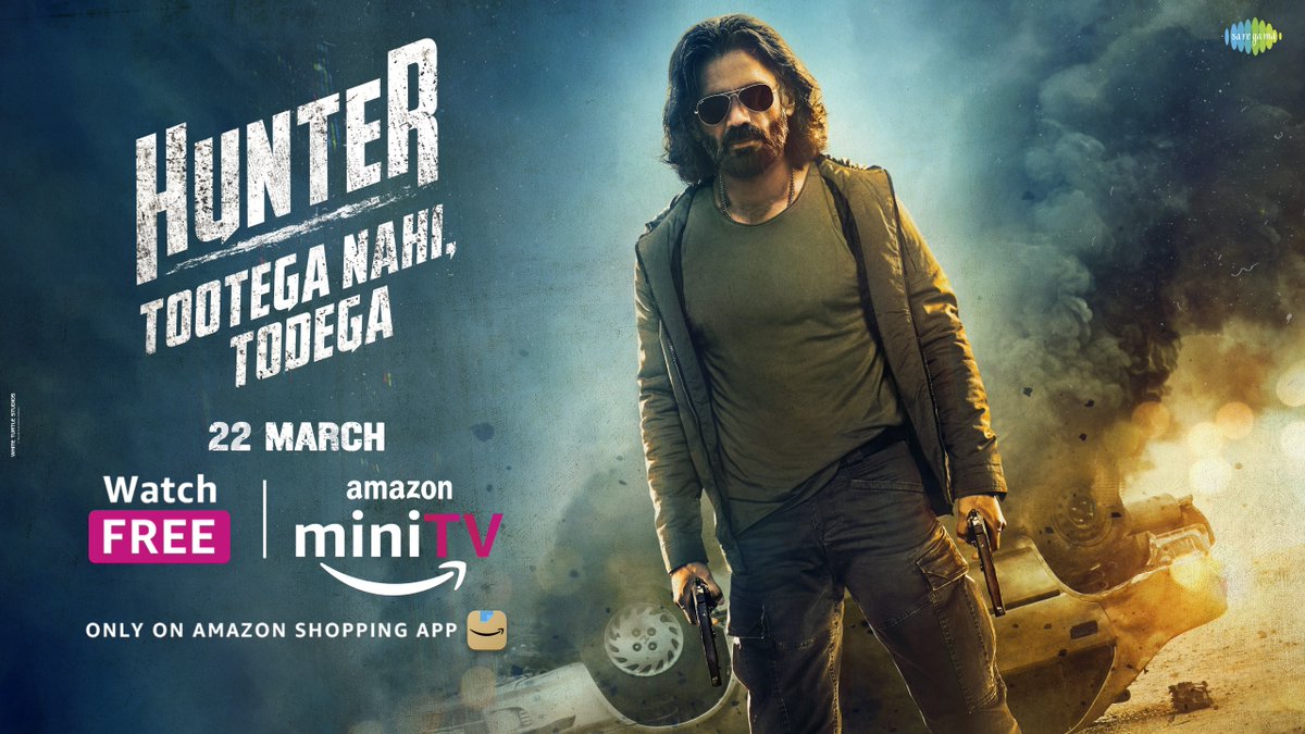 abhi toh sirf jhalak dekhi hai, ACP Vikram ko rokna hai toh thokna padega! #HunterOnAmazonminiTV, trailer out on 14 March Suniel Shetty Rahul Dev Esha Deol Saregama Yoodlee Films #TootegaNahiTodega