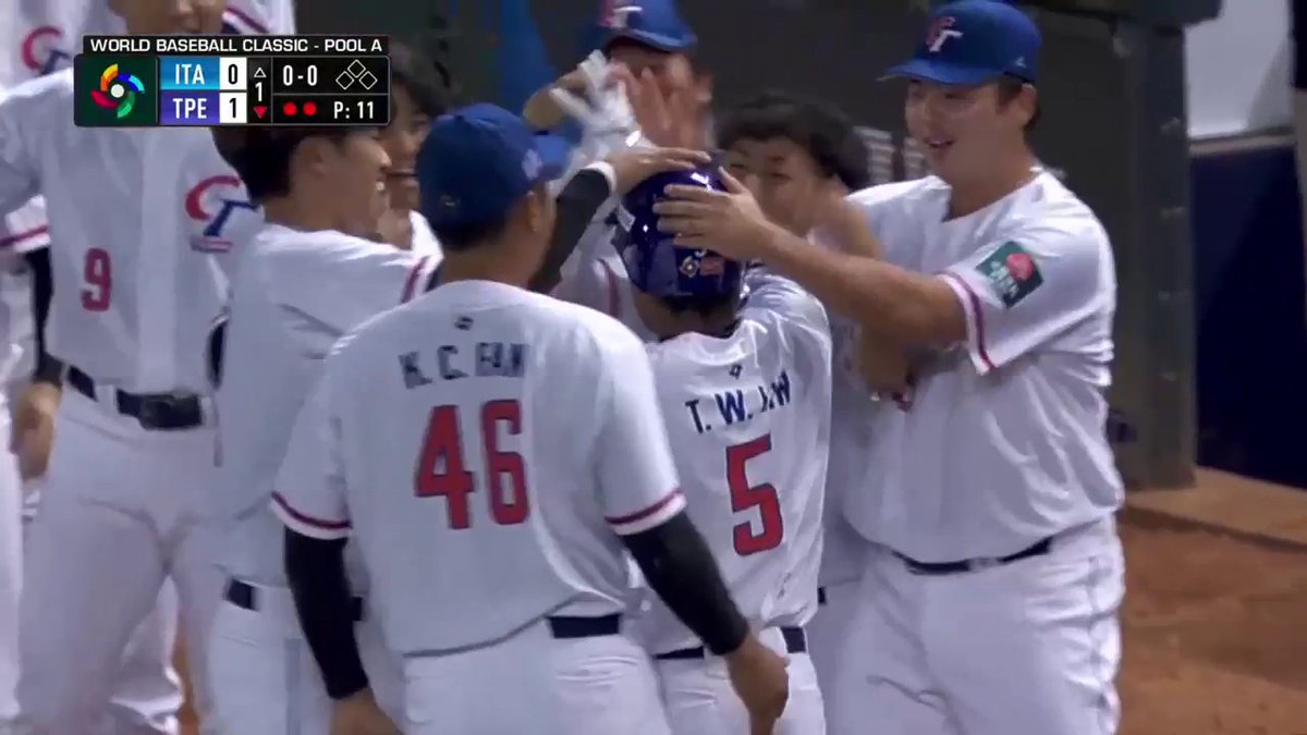 That ball is GONE! Tzu-Wei Lin with a solo homer and Chinese Taipei is on the board first! 📺: WBC on Tubi