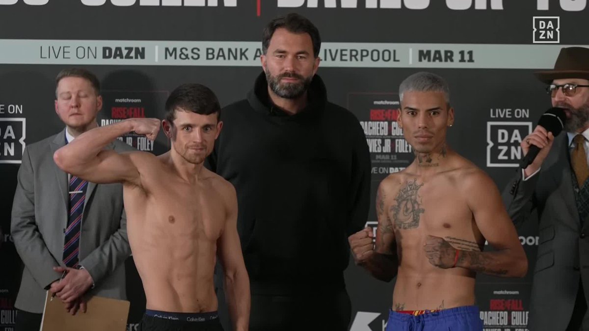 Do not miss the highly anticipated Peter McGrail Matchroom debut on March 11 ⭐️ #PachecoCullen #DaviesJrFoley