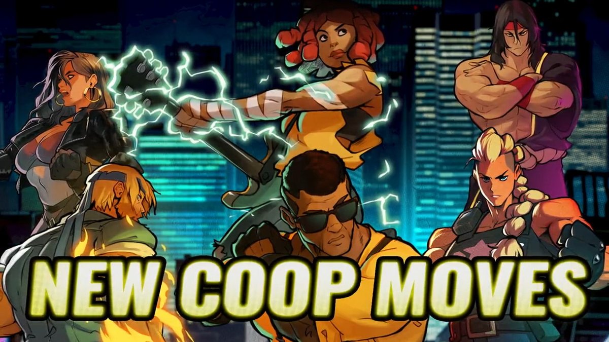 🔥 Releasing a surprise free update for Streets of Rage 4 &amp; Mr. X Nightmare today! - Co-op moves! - Custom survival mode options (Mr X Nightmare) - 300+ gameplay tweaks &amp; improvements based on community feedback. + Game and DLC are -50% on Steam/PS4/Switch! Guard Crush Games #ComeBackInTenYears ! x @dotemu