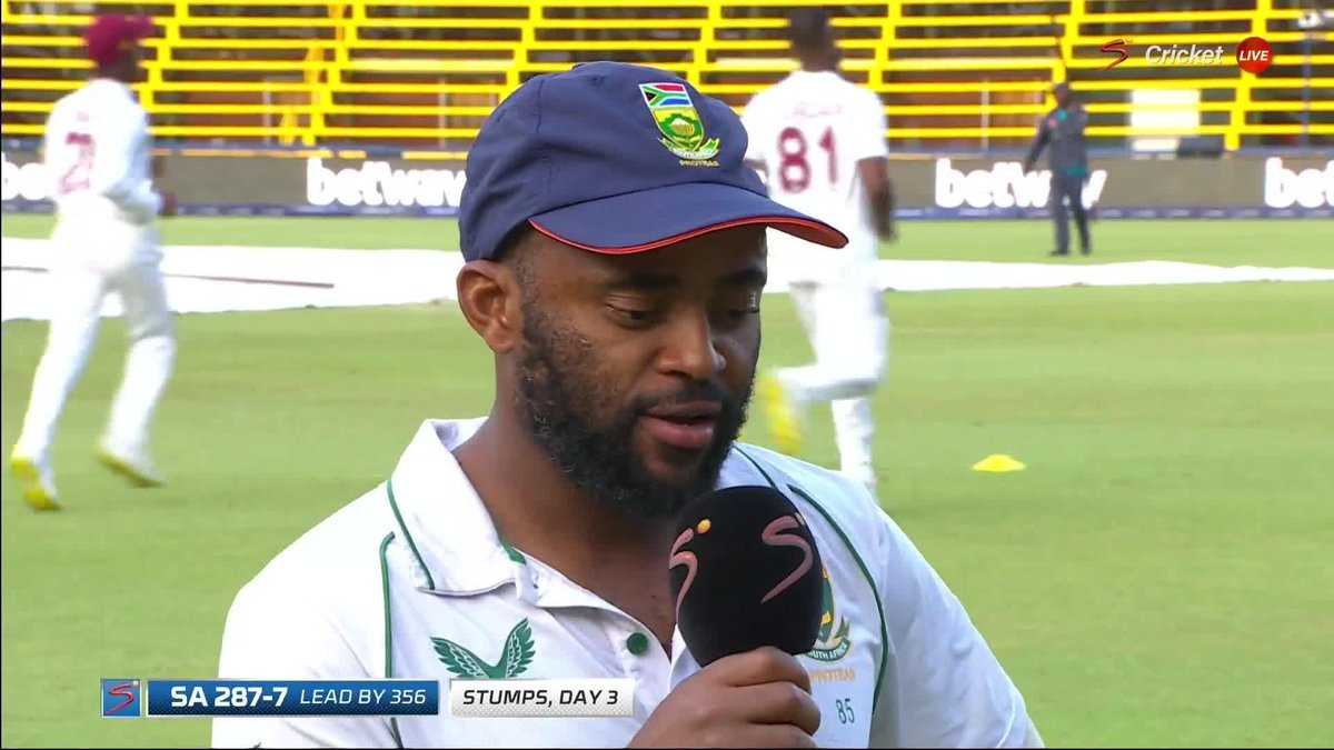 Temba Bavuma reacts to his brilliant 171* 🗣️👇