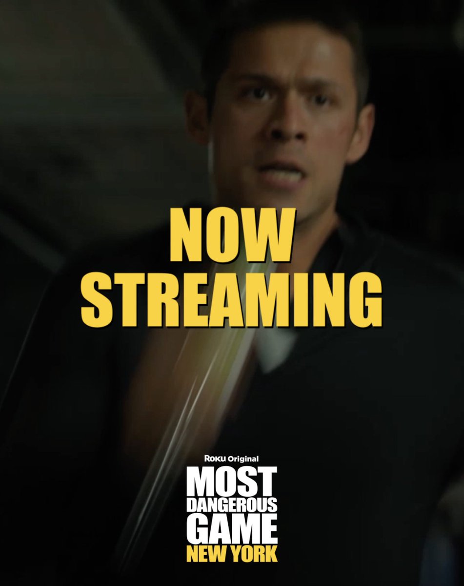 The hunt is on. #MostDangerousGame: New York is now streaming free. David Castañeda