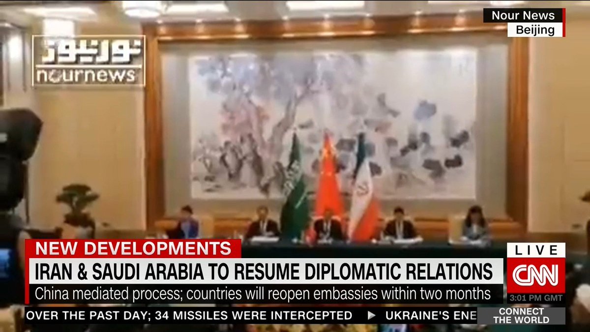 Saudi Arabia and Iran agreed to resume diplomatic relations today with mediation efforts by China. Here's what you need to know:
