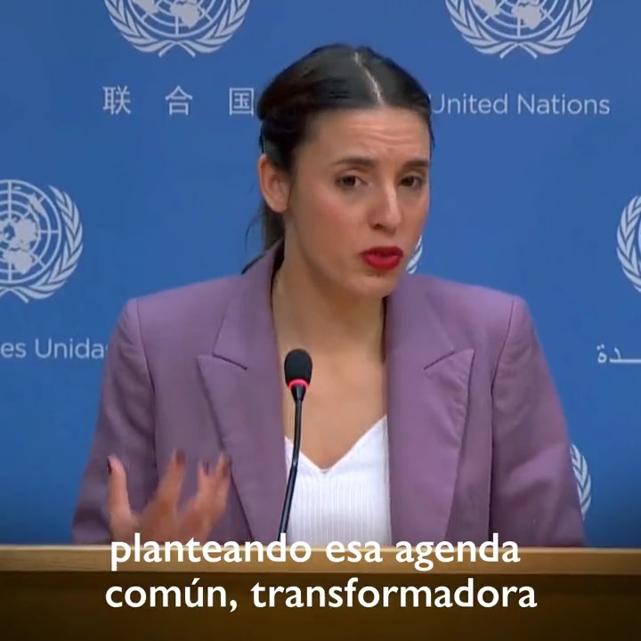 El feminismo es lo mejor que le ha pasado a nuestro país. Hoy en United Nations CSW 👇