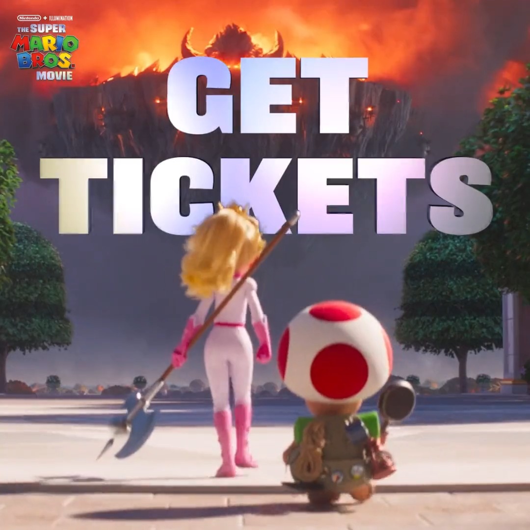👑✔️ 🍳✔️ 🍄✔️ 🎟❓ Get tickets now #SuperMarioMovie #MAR10Day