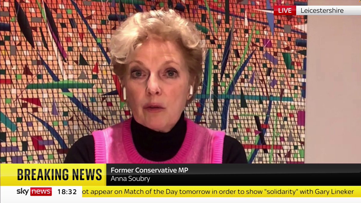 'They've caved in to a noisy, right-wing cabal.' Anna Soubry 🇬🇧🏴󠁧󠁢󠁥󠁮󠁧󠁿🇺🇦🇪🇺🖤🤍 says the BBC has made a "seriously concerning" decision regarding Gary Lineker, adding that as a freelance sports presenter he is entitled to express his views. Latest: 📺 Sky 501 and YouTube