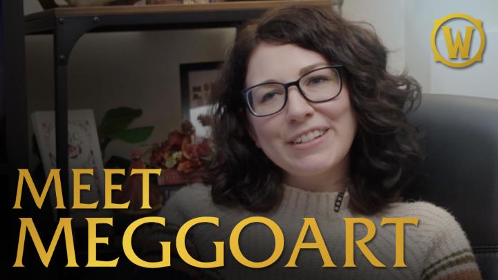 Episode 2 of WoW IRL features meggo 💙 @ NOT HERE. Her art depicts the WoW universe, focusing on LGBTQ representation. Watch now: