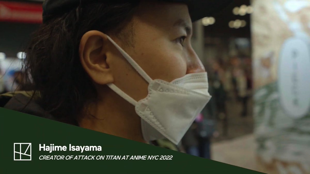 Hajime Isayama Walks Around Anime NYC