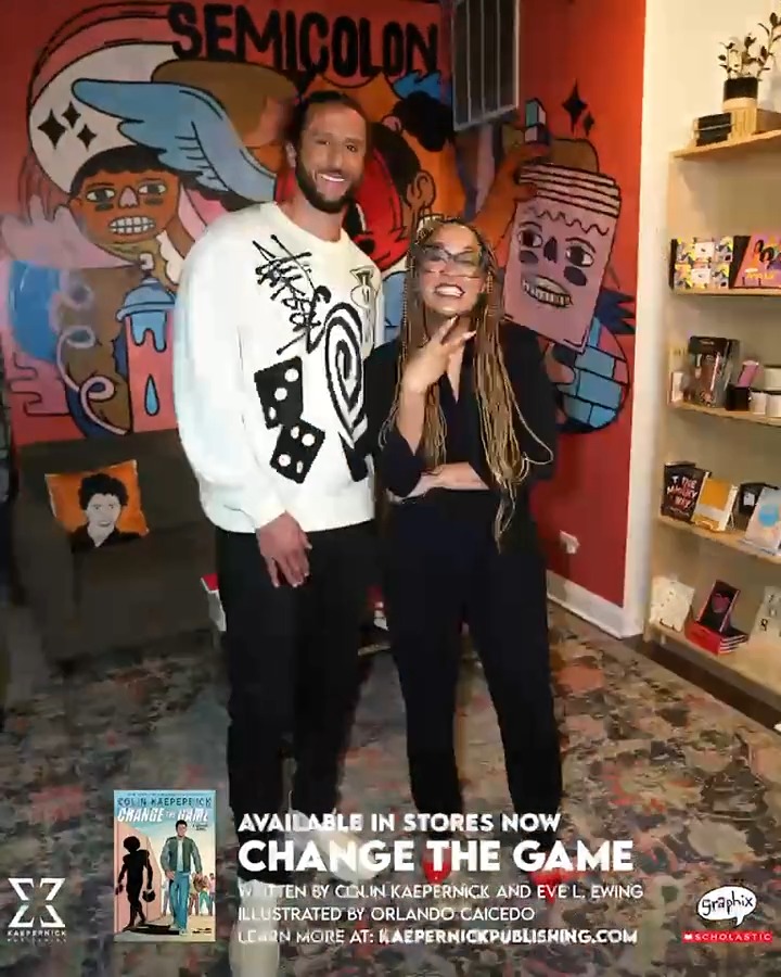 #ChangeTheGame is available now! 🙌🏾Co-written by myself & the brilliant @EveEwing. I can’t thank her enough for helping me tell the story of my young formative years in hopes that by sharing my story, it’ll help guide others through similar circumstances.