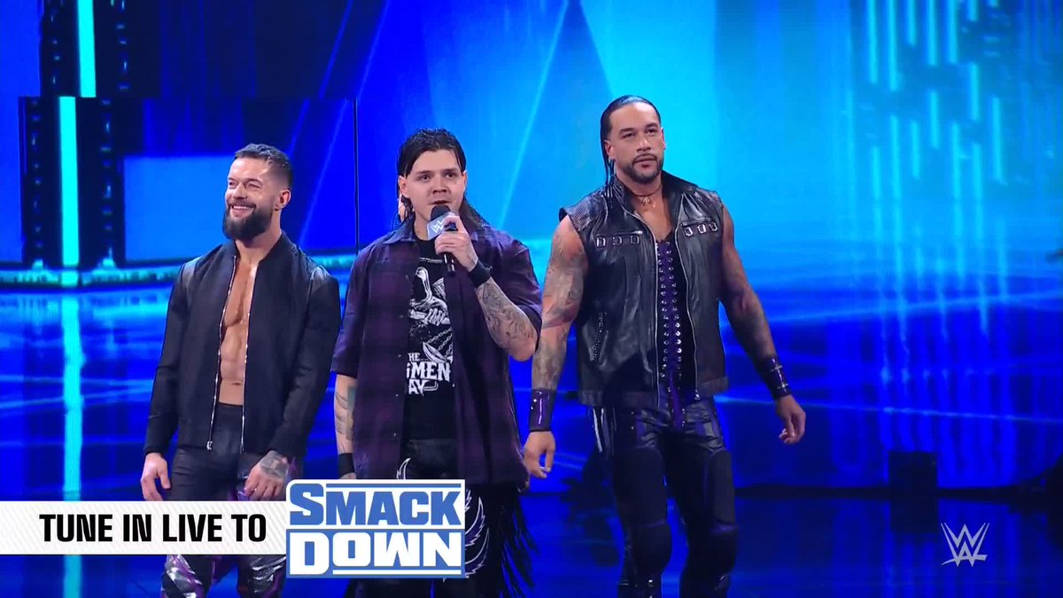 #TheJudgmentDay have once again rained on ♛Rey Mysterio❔'s parade. Dominik continues to disrespect his father and his achievements. 😔 #WWEHOF #SmackDown
