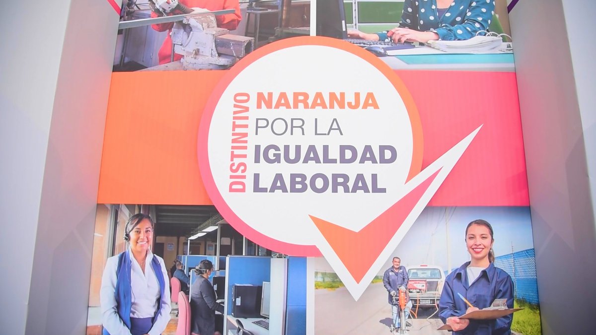 Con la entrega del Distintivo Naranja por la Igualdad Laboral, refrendamos nuestro compromiso con la equidad de género.