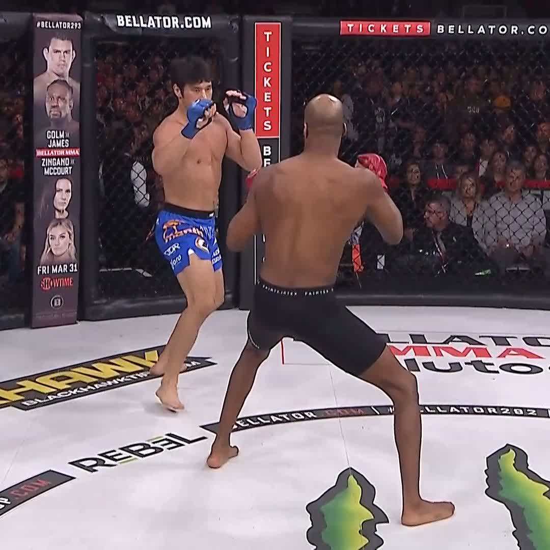 Ok this angle is insane. Looks like Yamauchi’s kneecap exploded?!