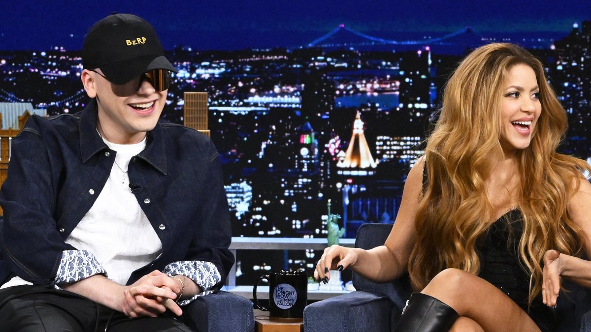.Shakira shares that “Shakira: Bzrp Music Sessions, Vol. 53” was influenced by her personal life and was written as a female anthem. #FallonTonight