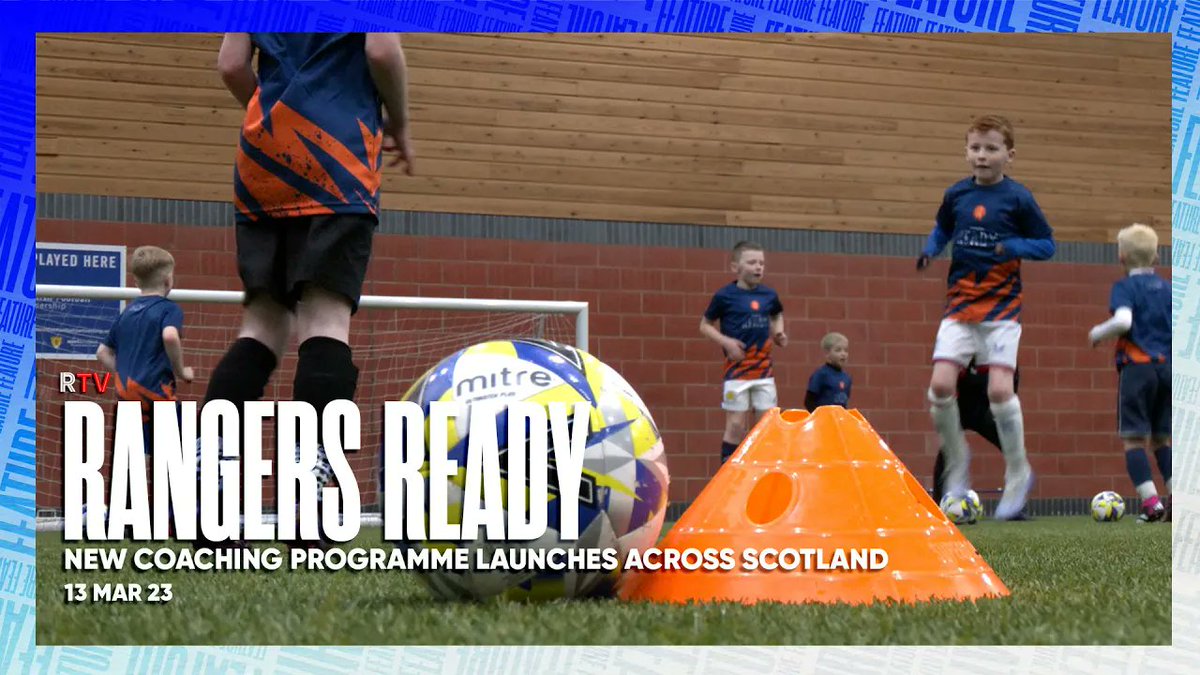 💙 Rangers Football Club are today thrilled to unveil ‘Rangers READY’. ⚽️ An all-new nationwide concept in children’s football development in Scotland. 📽️ Learn More from Academy Head of Coaching, Zeb Jacobs, and Rangers READY co-ordinator, Cameron Dickson.