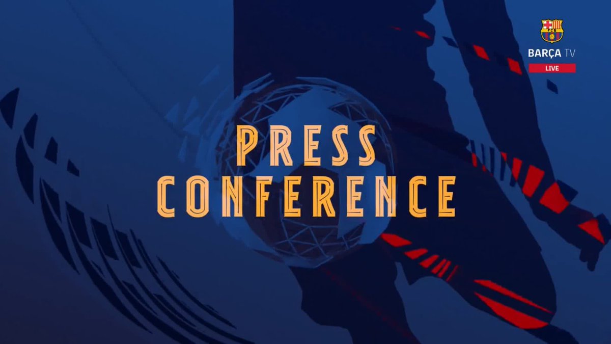 ⚡️ 𝙇𝙄𝙑𝙀 𝙉𝙊𝙒 ⚡️ Barça manager Xavi Hernández speaks to the media ahead of Sunday’s #AthleticBarça 𝗪𝗔𝗧𝗖𝗛 𝗡𝗢𝗪 𝗢𝗡 𝗕𝗔𝗥𝗖̧𝗔 𝗧𝗩+ 🖥
