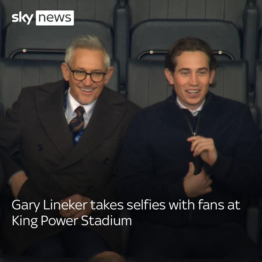 Gary Lineker is in attendance at the King Power Stadium to watch Leicester v Chelsea after being told by the BBC to step back from presenting Match of the Day later this evening. Latest updates: