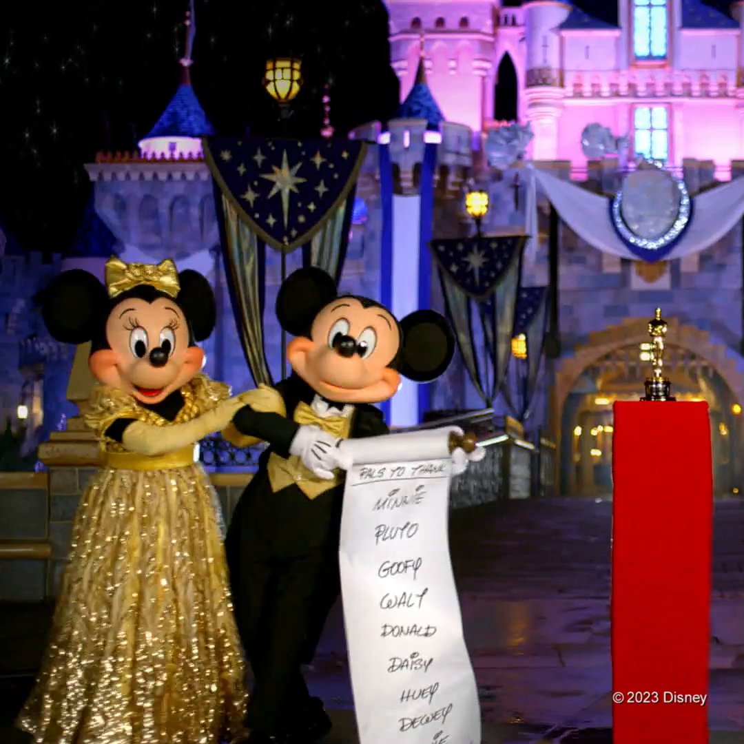 Mickey Mouse and Minnie Mouse are ready for Hollywood’s biggest night! ✨ Get all your pals together to watch The #Oscars live tomorrow at 8e/5p on ABC.