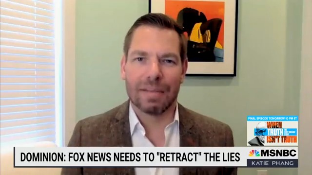 "Nothing makes [our troops] feel more like home than their access to American television programming, and a popular channel is Fox News," says Democrat Eric Swalwell. "We need to take a look at how [Fox News] is being broadcast to our troops."