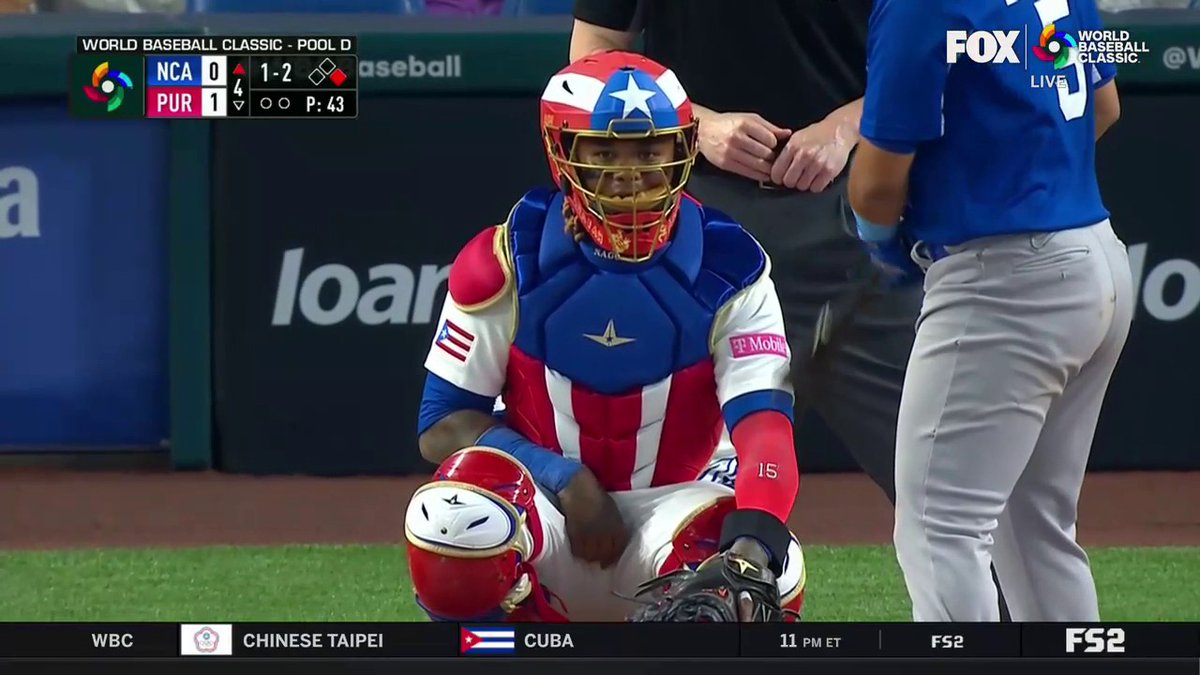 Martin Maldonado's catchers gear 🔥🇵🇷