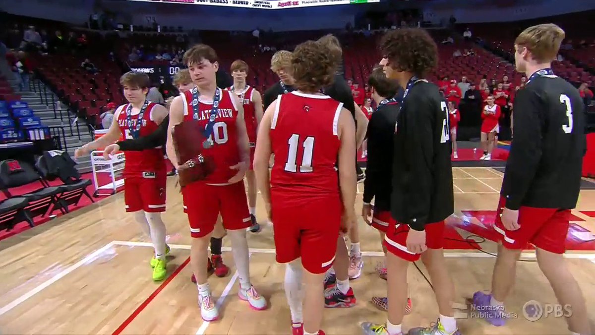 Congrats to Platteview BBball...Class B NSAA championship runner-up! #nebpreps Platteview Trojans