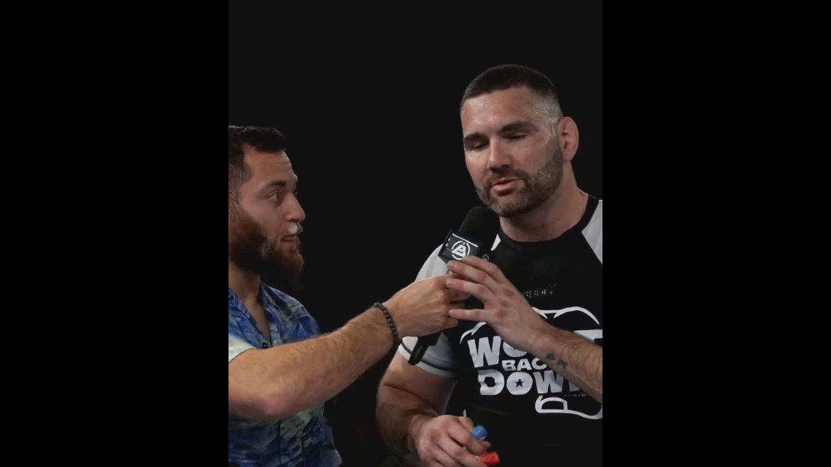 Welcome back, Chris Weidman 🫡