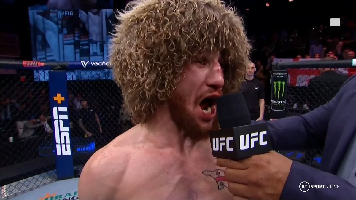 "Who's a zero now?!" - Merab “The Machine” Dvalishvili #UFCLasVegas