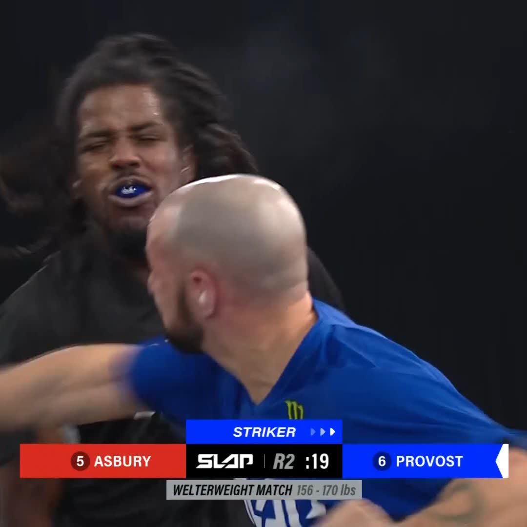 ANDREW PROVOST PUTS ALEX ASBURY DOWN!! Another HUGE strike early at #PowerSlap1 🔥 [ Watch LIVE and FREE: ]