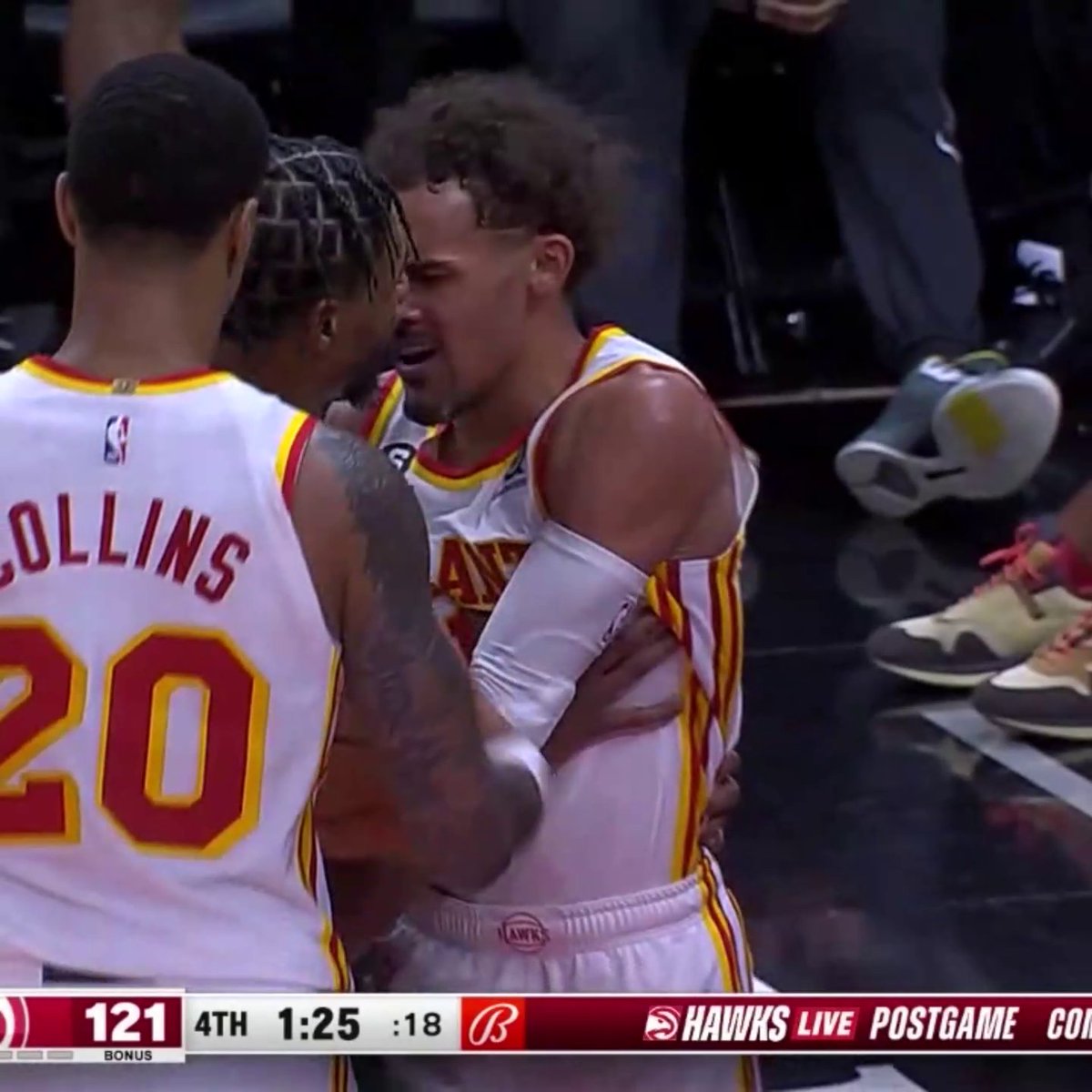 Marcus Smart and Trae Young got into it during Celtics-Hawks 👀