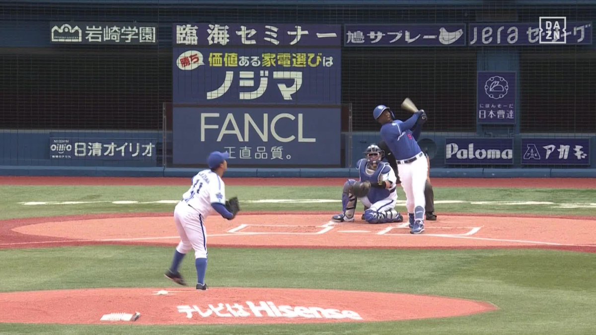 / 初球を完璧にとらえた一発 \ アキーノのオープン戦2号弾は先制2ラン ⚾#プロ野球(2023/3/12) 🆚DeNA×中日 📱Live on DAZN #DAZNプロ野球 #球春到来 #中日ドラゴンズ #dragons