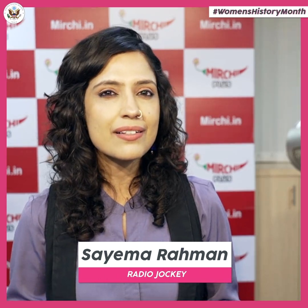 Breaking gender barriers with her powerful voice and messages, RJ Sayema🎙️ is a trailblazer in broadcasting who inspires us to #EmbraceEquity. A Radio Jockey and YouTuber, she often uses her platforms to amplify diverse voices and inspire change. #WomenHistoryMonth