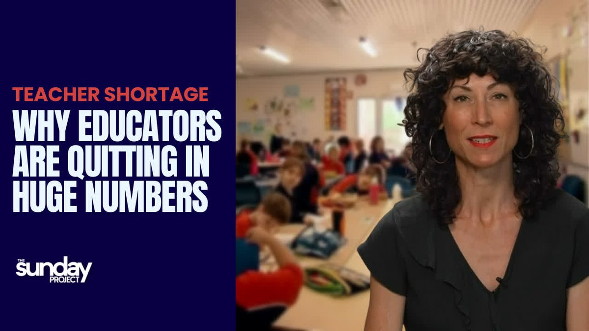 Teachers are stressed, overworked, overwhelmed and across the country educators are quitting with schools struggling to find people to replace them. So what can be done to fix the national teacher shortage? Emily Brewin left the profession in 2021 and joins us. #TheProjectTV