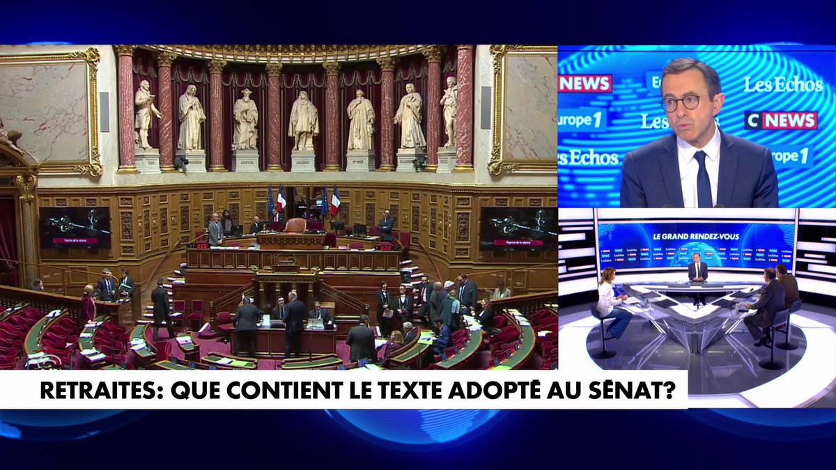 Ma boussole ce n’est pas Emmanuel Macron, c'est l’intérêt national. Cette réforme est celle du Sénat, pour protéger notre régime de retraite. #LeGrandRDV