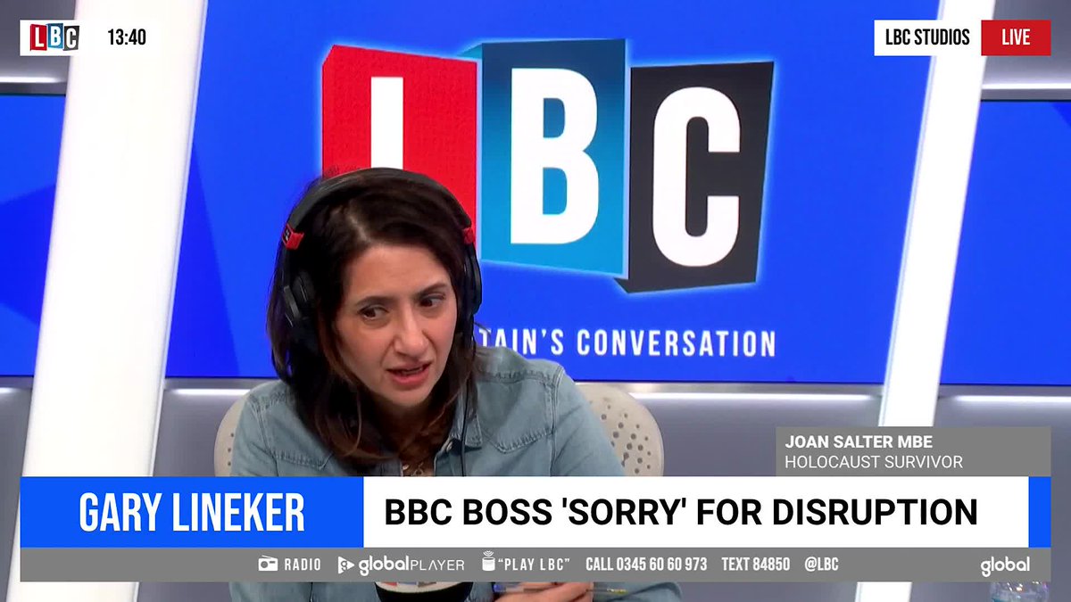 Holocaust Survivor Joan Salter MBE tells Sangita Myska that those condemning Gary Lineker 'don't know what they're talking about', as she declares there are 'direct parallels' between 1930's Germany and the government's Illegal Migration Bill. Joan Salter