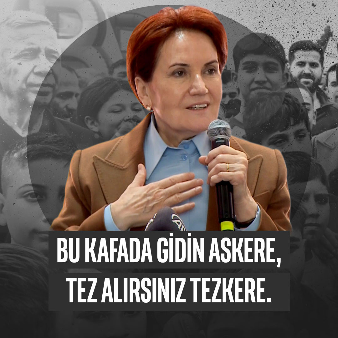 Sayın Recep Tayyip Erdoğan, Milletimizi kutuplaştırmaya devam edersen zararlı çıkan sen olacaksın. Ancak bu kafada gidecekseniz size söyleyeyim; Bu kafada gidin askere, tez alırsınız tezkere!